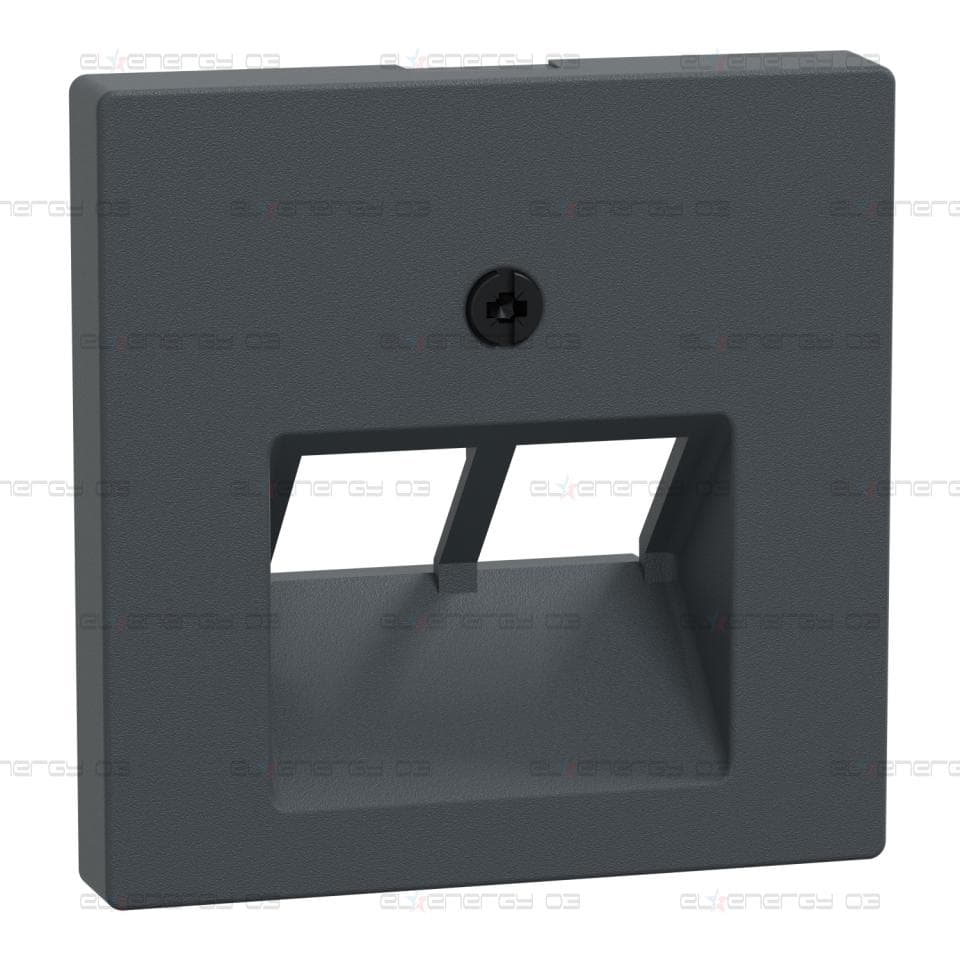Преден панел за RJ45 2-контактни излаза, антрацит, System M