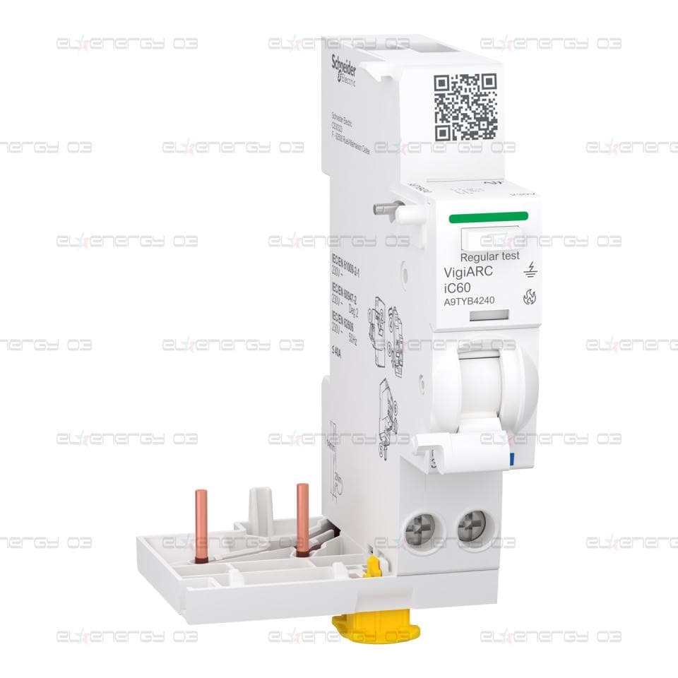 Acti9 устройства за откриване на електрическа дъга (AFDD), VigiARC iC60, 2P, 40A, 30mA, тип A-SI