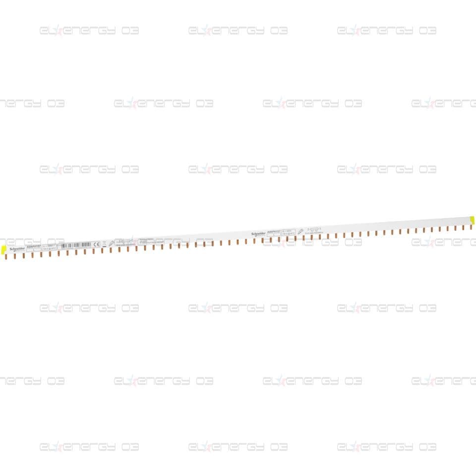 Acti 9 - захранваща шина - 1L - 18 mm щифт - 57 модули - 100A