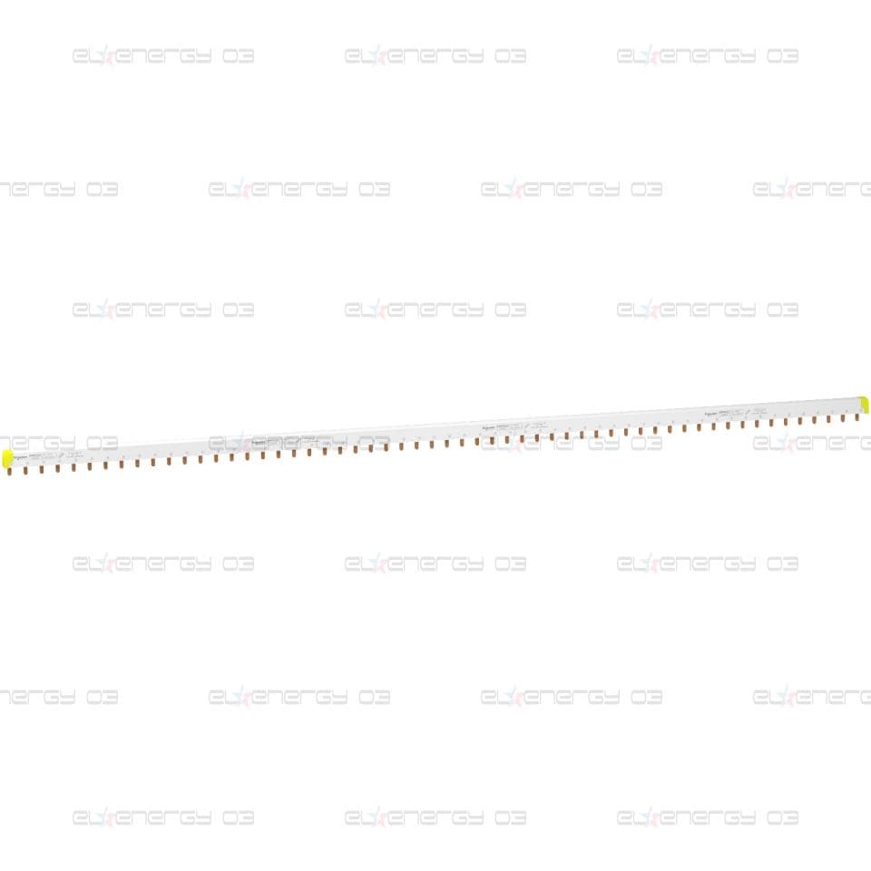 Acti 9 - захранваща шина - 3L - 18 mm щифт - 57 модули - 100A