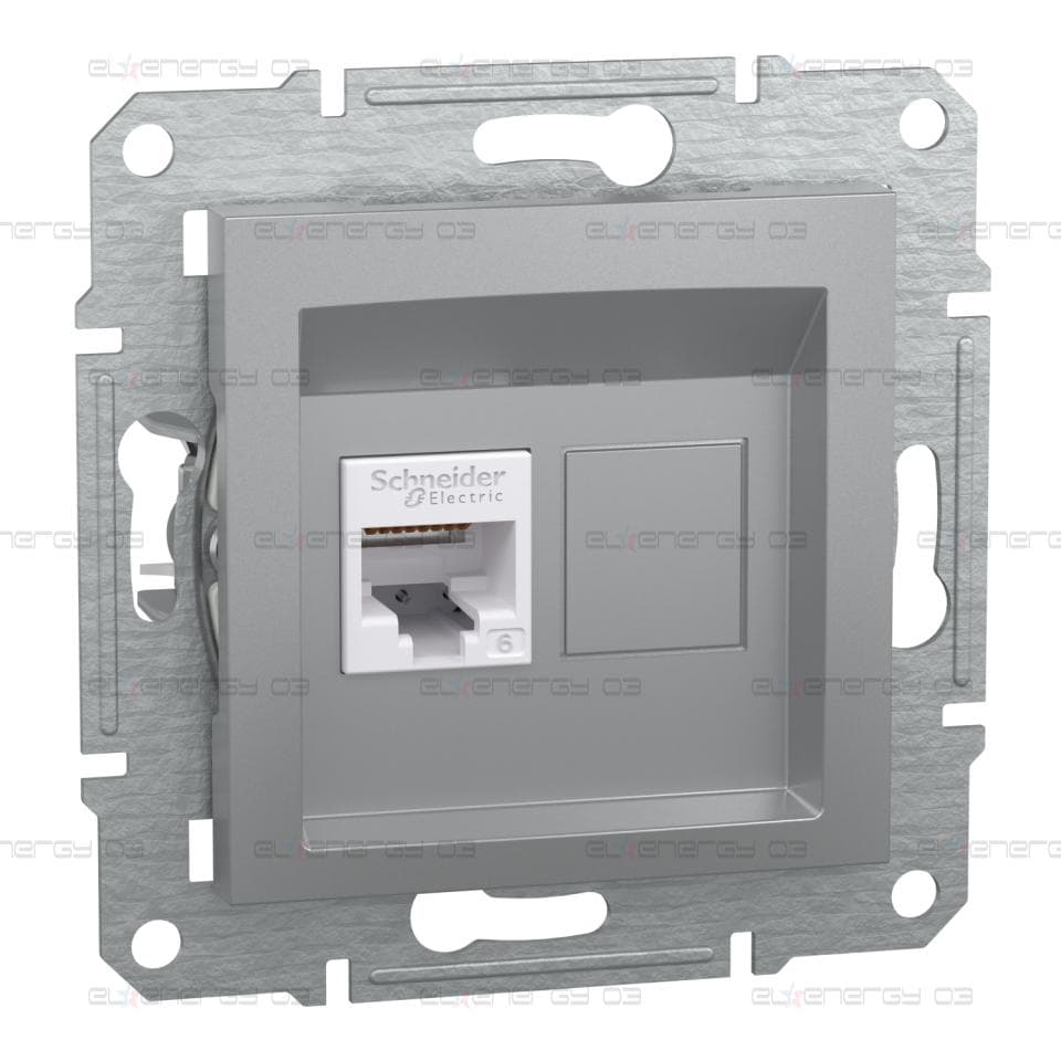 Компютърна розетка RJ45 сat6  UTP, алуминий