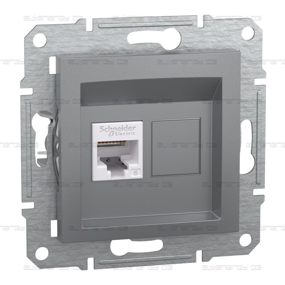 Компютърна розетка RJ45 сat6  UTP, стомана