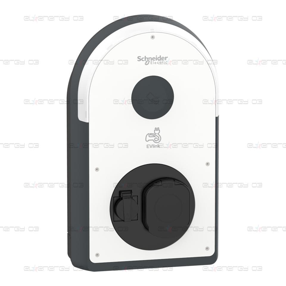 Зарядна станция, EVlink Pro AC/AC , 22kW, 32A, 3P+N, T2S/TE изходен контактs, RDC-DD 6mA, RCD Asi 30mA, MNx aux.