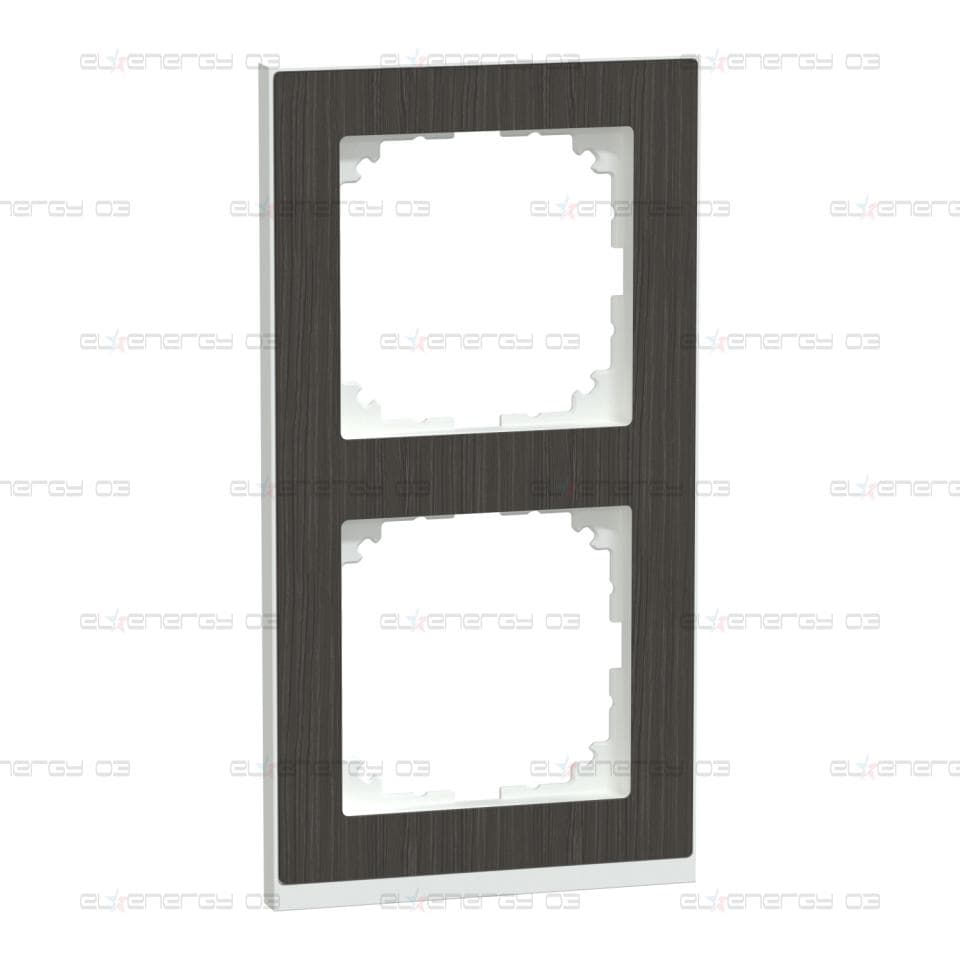 Двумодулна декоративна рамка M-PURE DECOR, дъб