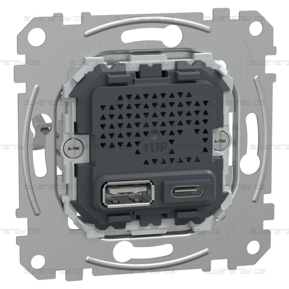 Механизъм за USB зарядно устройство 21 W USB тип A+C