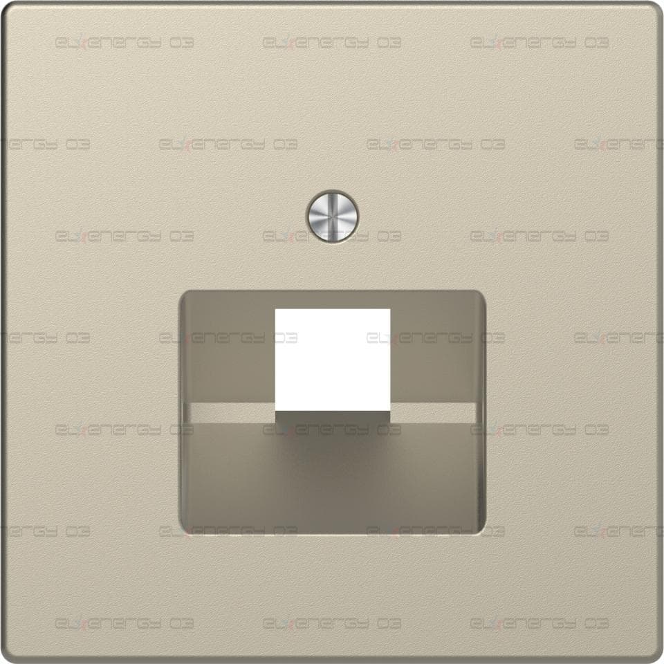 Преден панел за единична RJ45 розетка, сахара, System Design