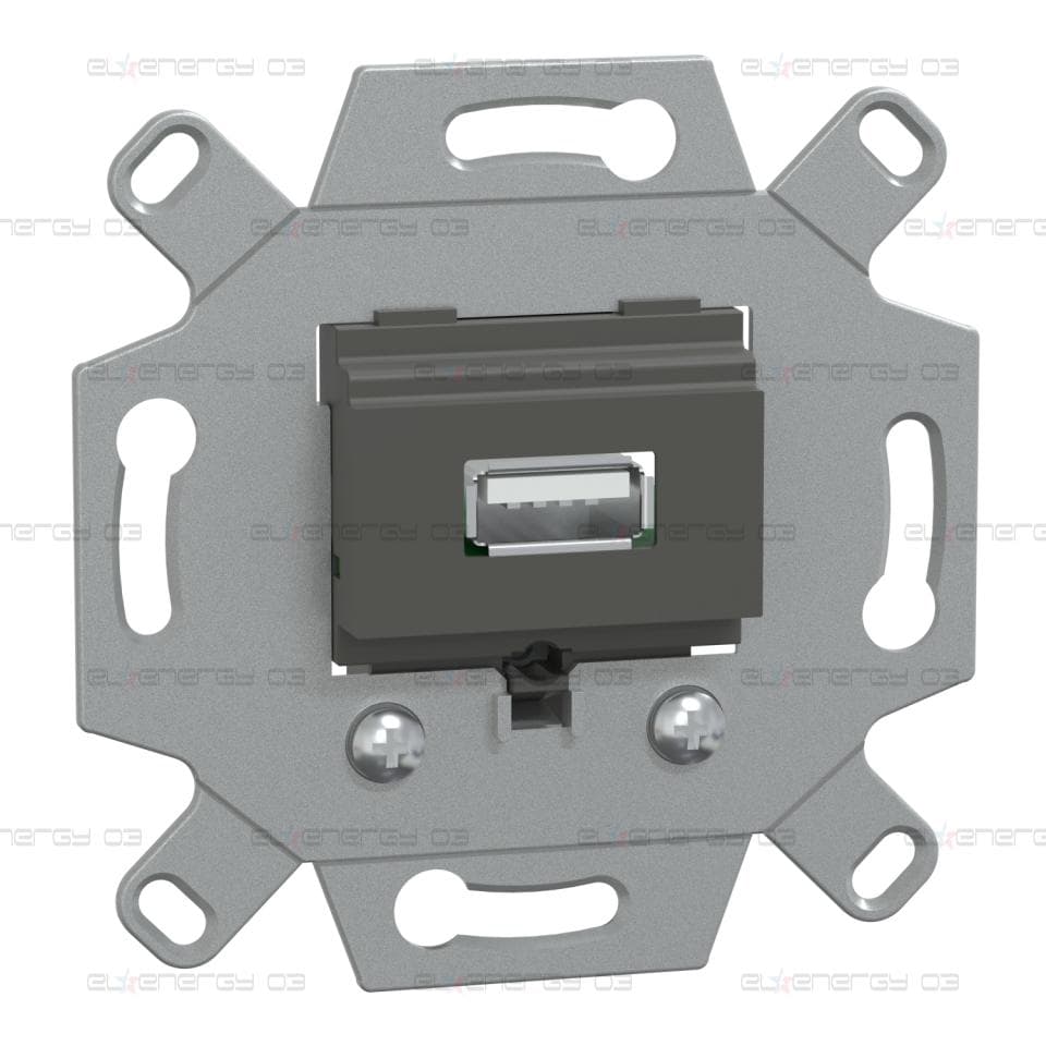 Мултимедиен контакт, Merten, USB 2.0 тип, 1 излаз