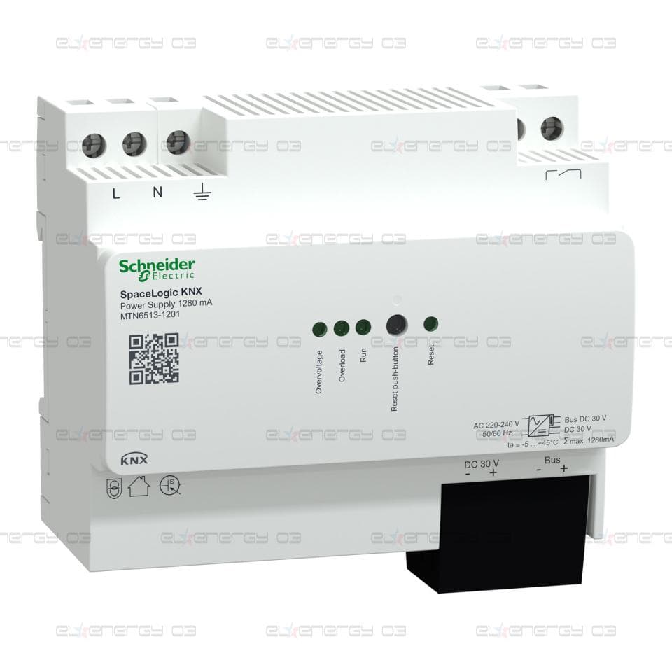 Захранване, Spacelogic KNX, REG-K/1280 mA, бял