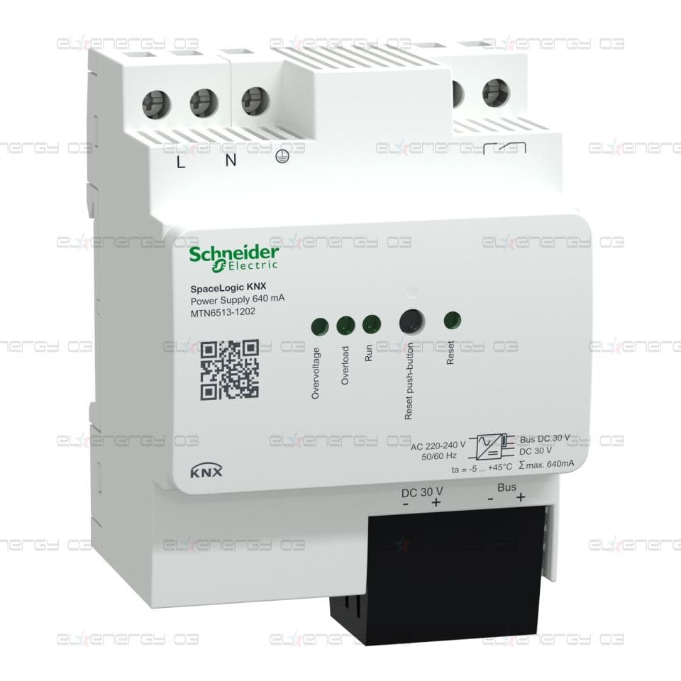 Захранване, Spacelogic KNX, REG-K/640 mA, бял