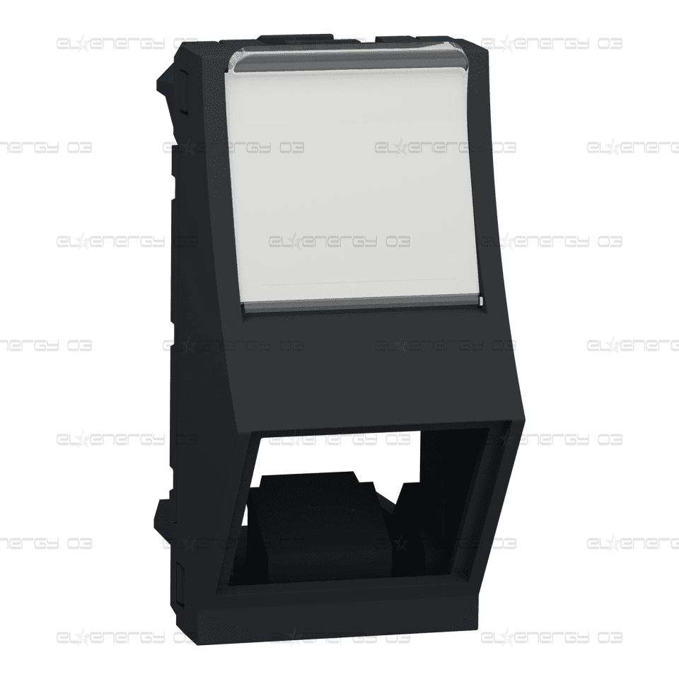 Централна платка, New unica, 1 x RJ45, SOne, 1 м, наклонена, антрацит