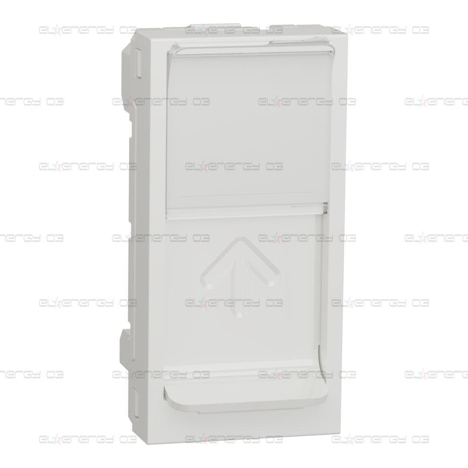 Централна платка, New unica, 1 x RJ45, SOne, 1 м, прав, щора, бял
