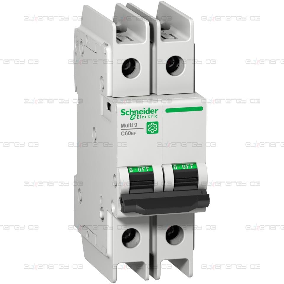Миниатюрен авт. прекъсвач (MCB), Multi9 C60BP, 2P, 8A, D крива, 10kA (UL489), 10kA (IEC/EN 60947-2)