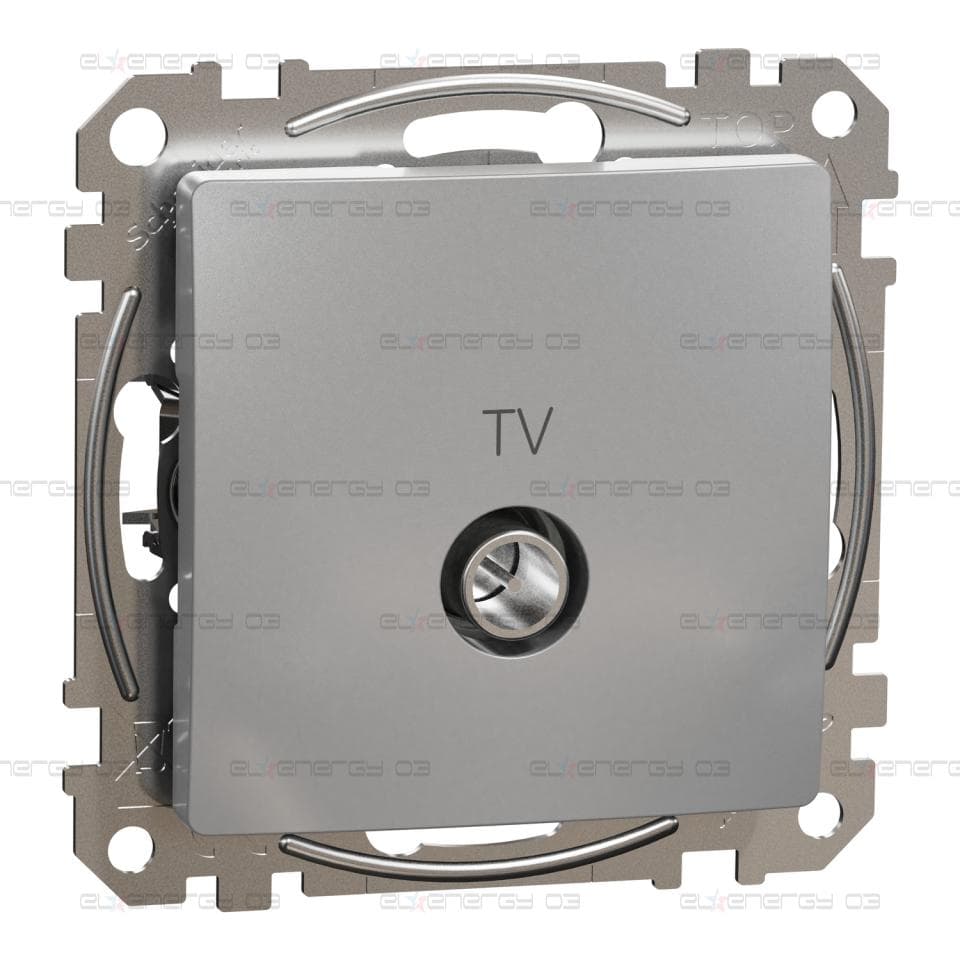 TV розетка 7db, Sedna, алуминий