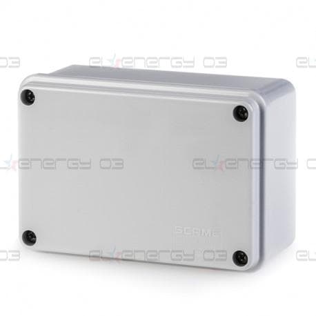 Кутия 120х80х50мм IP56, UV, плътни стени, затваряне с винт, серия Scabox Scame