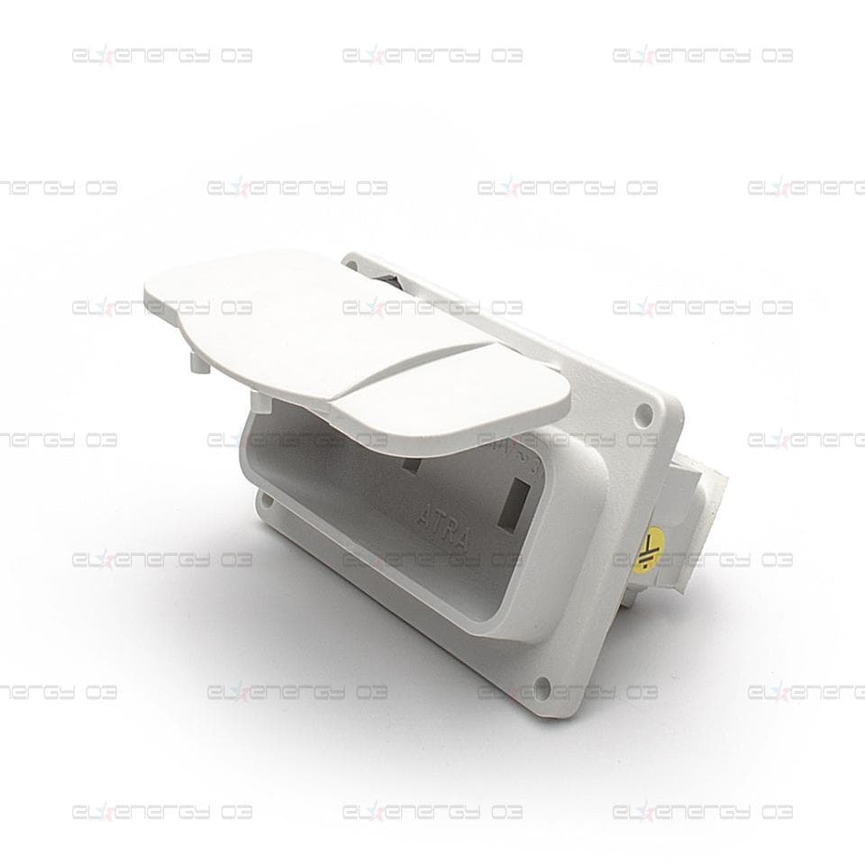 Трифазен контакт, 3x25A, IP44, 380V, 25A, Сив