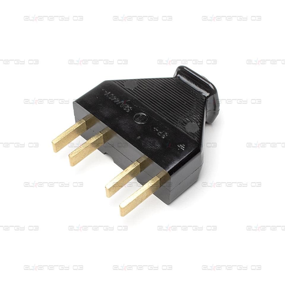 Трифазен щепсел 01, 3х32А, 380V
