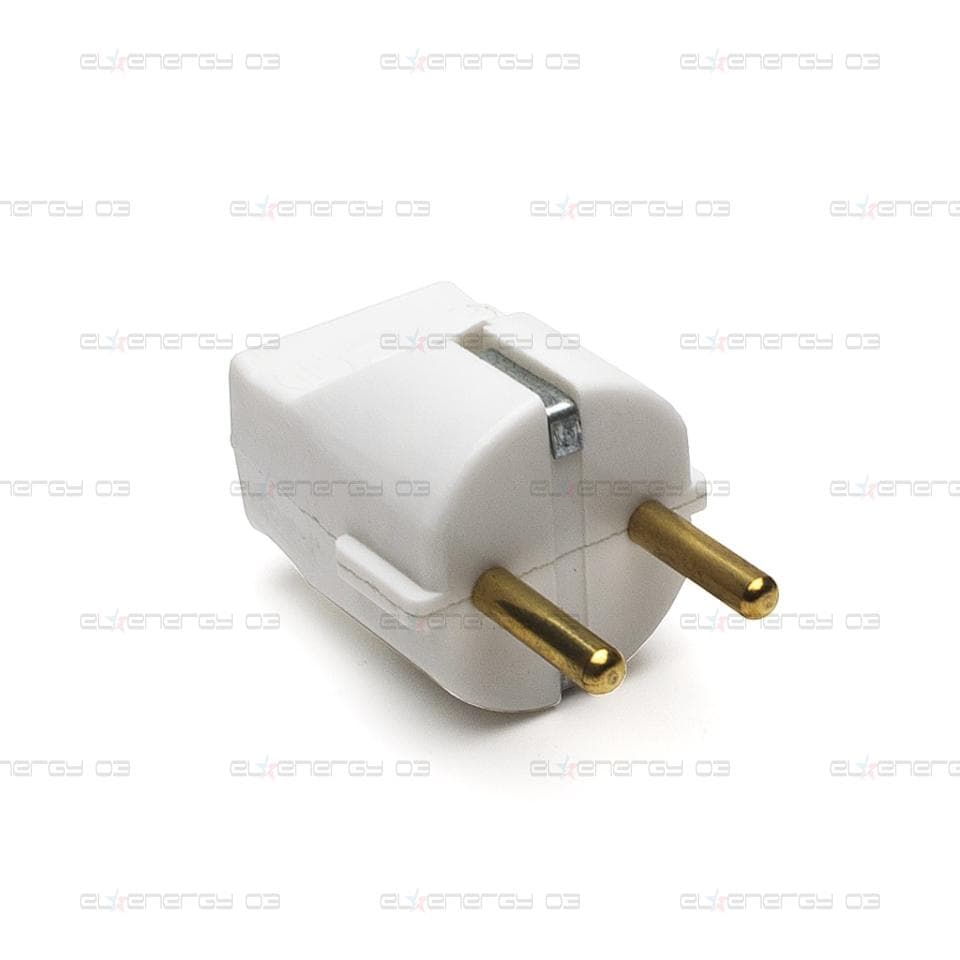Щепсел Шуко 01, 16А, 230V, Бял