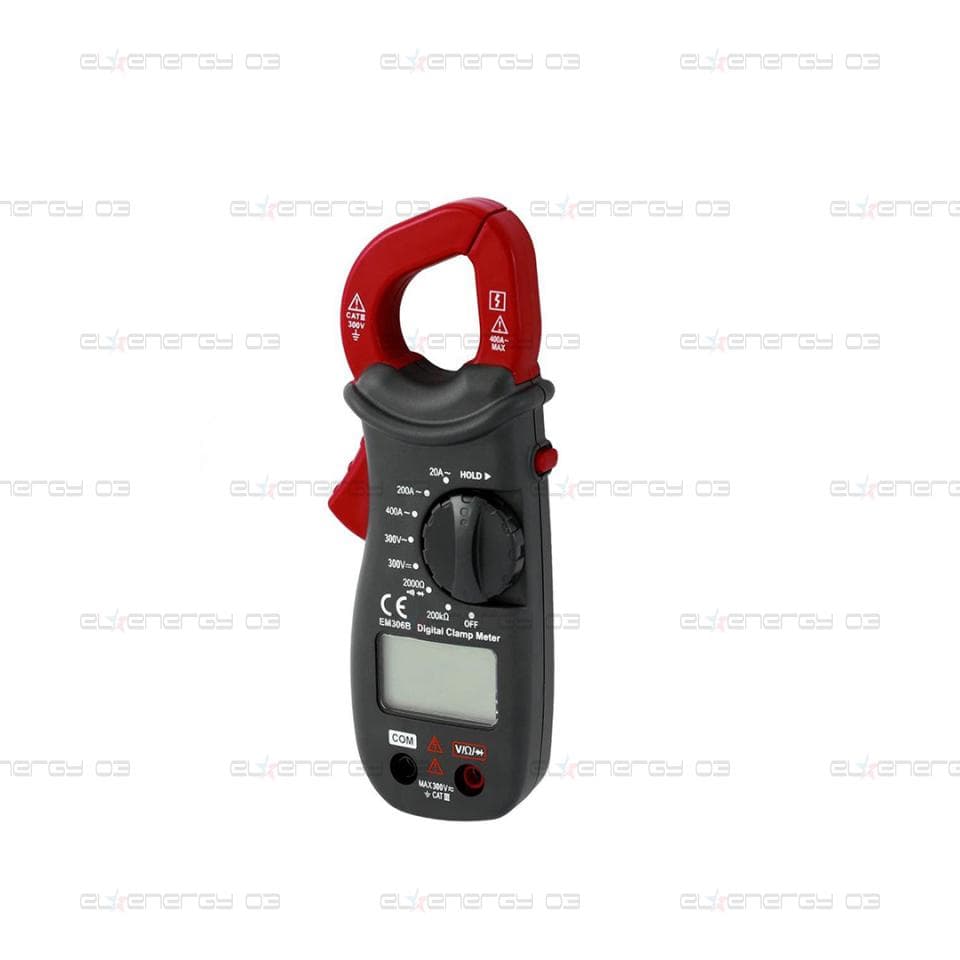Дигитални амперклещи AC/DC 300V, 200Ohm, AC 20-400A кат.III до 300V Commel