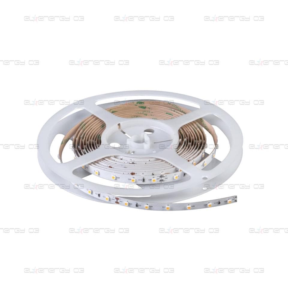 Професионална LED лента 4.8W/m, 5м, 24V DC,  Водоустойчива IP54, 60 LEDs/m,  120°, SMD 3528