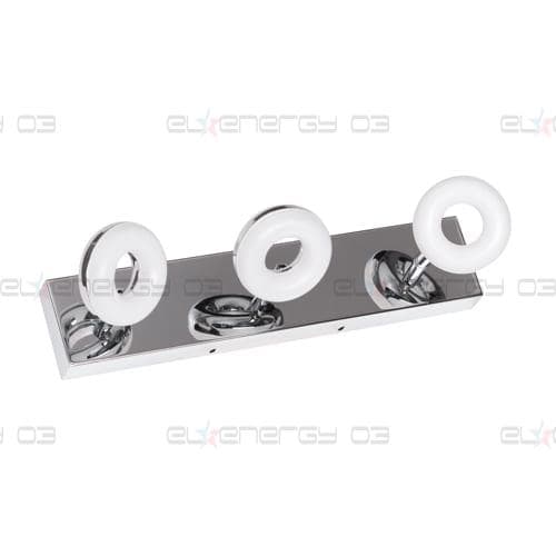 LED осв. тяло за баня 3x5W, 2700K, Хром, Топла светлина, Влагозащитено IP44