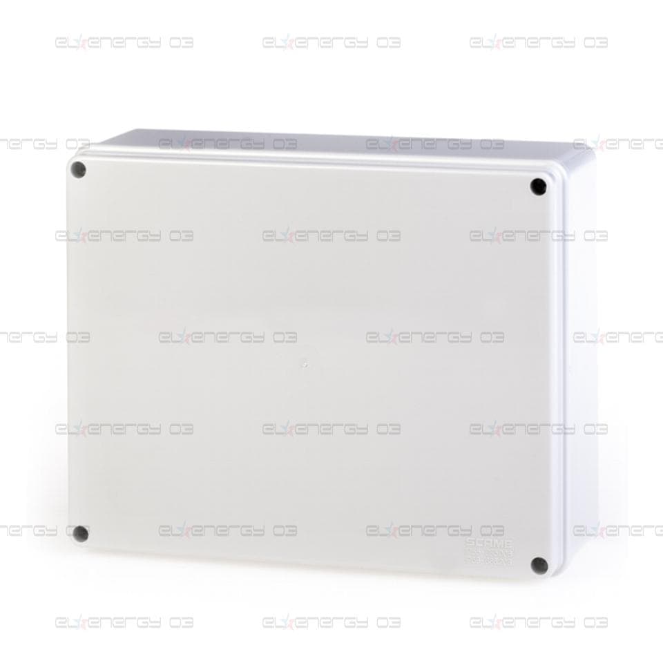 Кутия 240х190х90мм IP56, UV, плътни стени, затваряне с винт, серия Scabox Scame