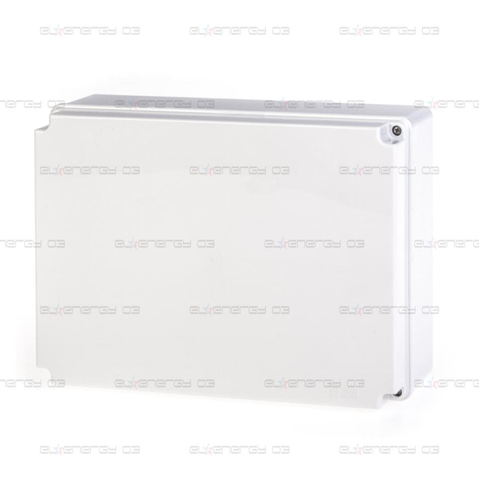 Кутия 300х220х120мм IP56, UV, плътни стени, затваряне с винт, серия Scabox Scame