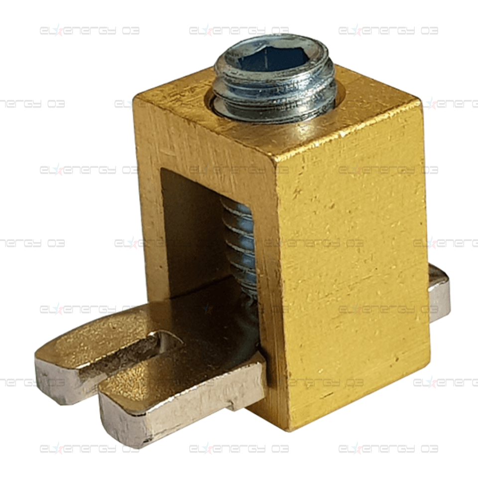 Входящ конектор 2X35mm² HEX за месингова шина h21mm 63A 690V MOREK