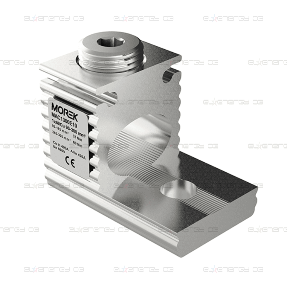 Неизолиран конектор към устройство OT300 1xAl/Cu 95-300 mm² h48mm 490A 690V MOREK