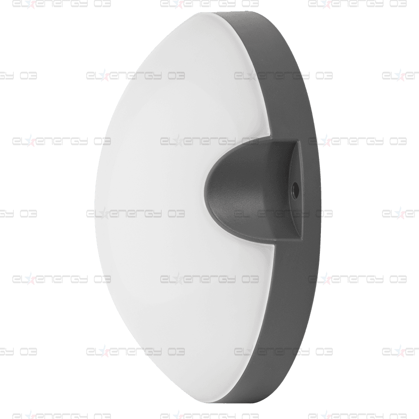 LED ПЛАФОНИЕРА КРЪГ, СИВА, 11W, 4000K, 220-240V AC, НЕУТРАЛНА СВЕТЛИНА, IP54