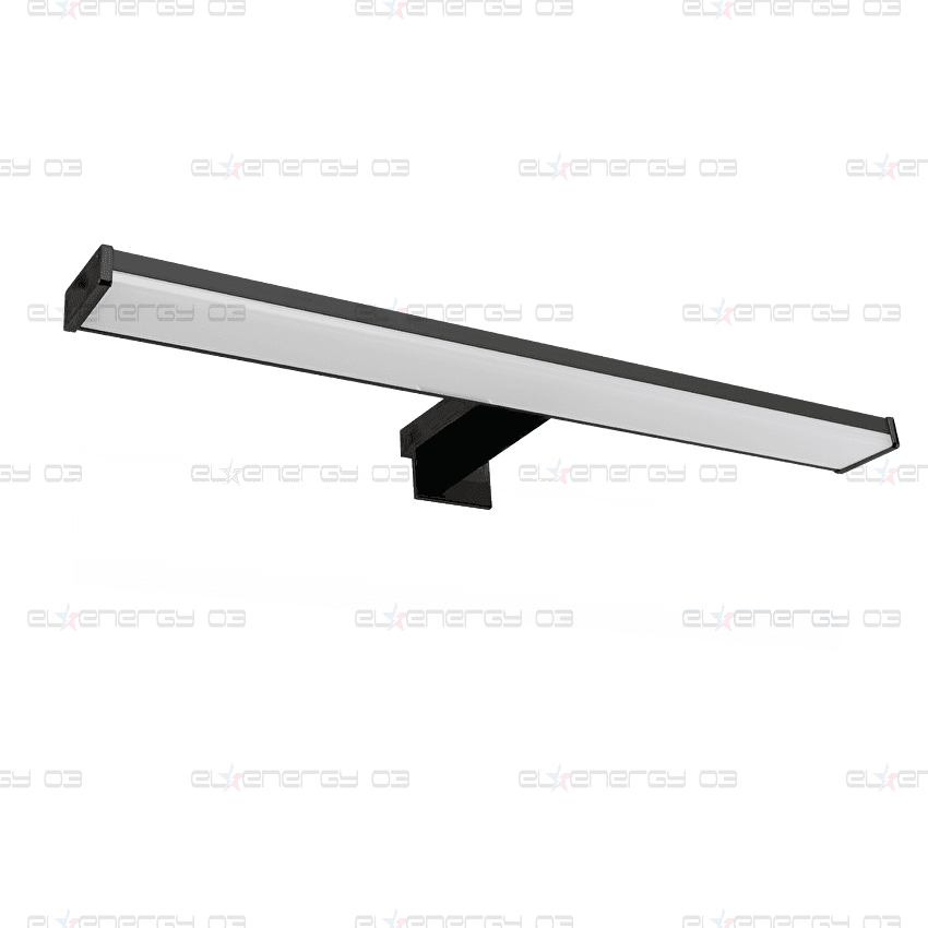 LED ОСВЕТИТЕЛНО ТЯЛО ЗА БАНЯ – ЗА ОГЛЕДАЛО, СТЕНА И ШКАФ, 8W, 4000К, ЧЕРНО, IP44