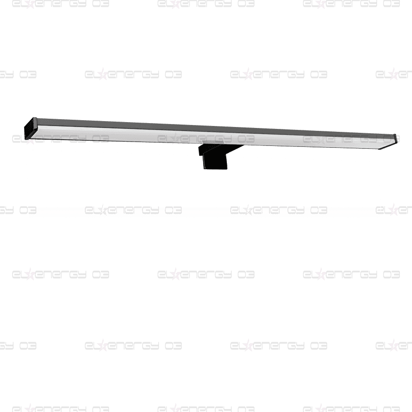 LED ОСВЕТИТЕЛНО ТЯЛО ЗА БАНЯ – ЗА ОГЛЕДАЛО, СТЕНА И ШКАФ, 12W, 4000К, ЧЕРНО, IP44