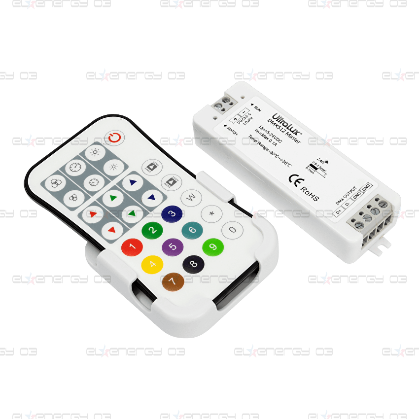 DMX512 RF КОНТРОЛЕР ЗА RGB/RGBW LED ОСВЕТЛЕНИЕ IP20
