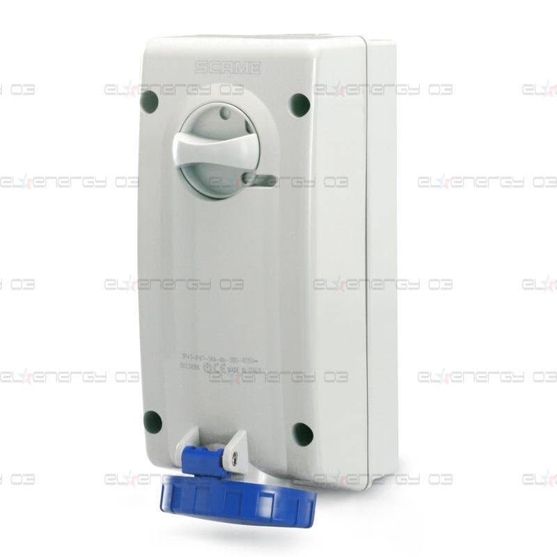 Промишлен контакт 2P+Е 16A IP66/67 с механична блокировка серия Advance 2 Scame
