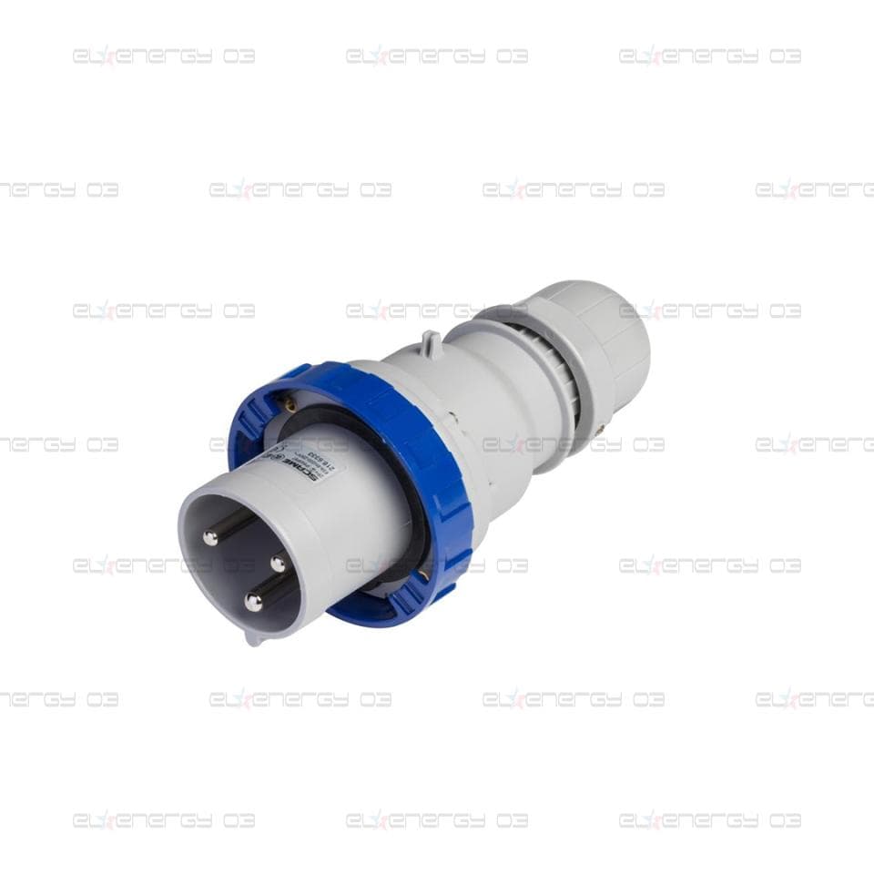 Промишлен щепсел 2P+Е 63A IP66/67/69 серия Optima Scame