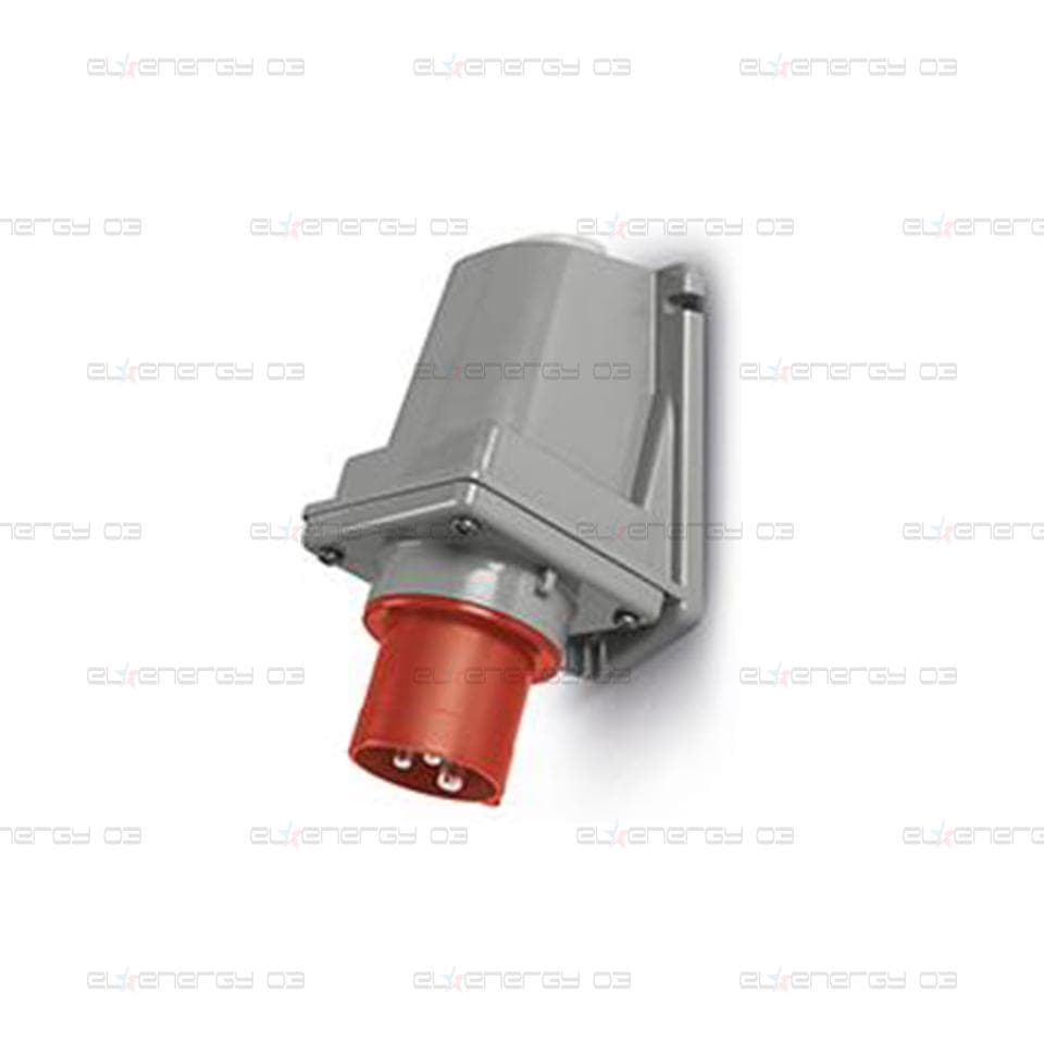 Промишлен щепсел 3P+N+Е 32A 380-415V IP44/54, 6h серия Optima за открит монтаж Scame