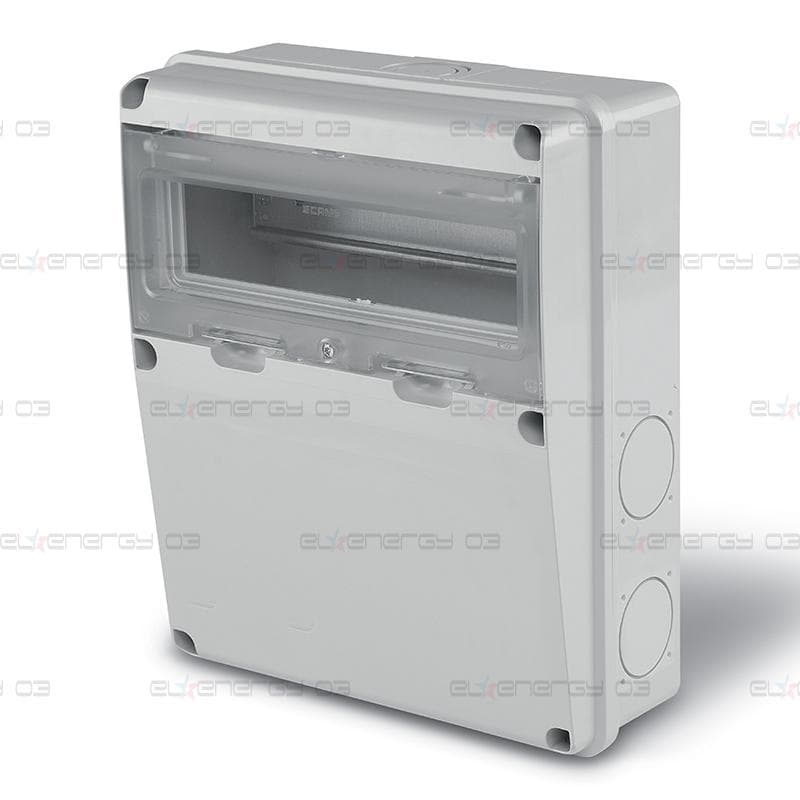 Табло за индустриални контакти /плътно/ и DIN модули IP55, UV, серия Enerbox /11 DIN/ Scame