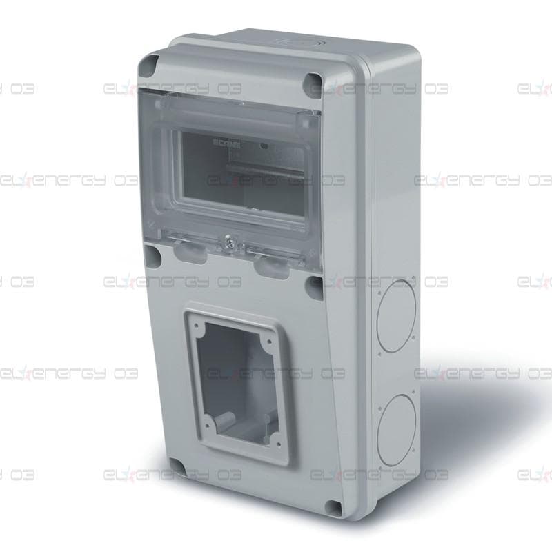 Табло за индустриални контакти и DIN модули IP55, UV, серия Enerbox /6 DIN,1х63A/ Scame
