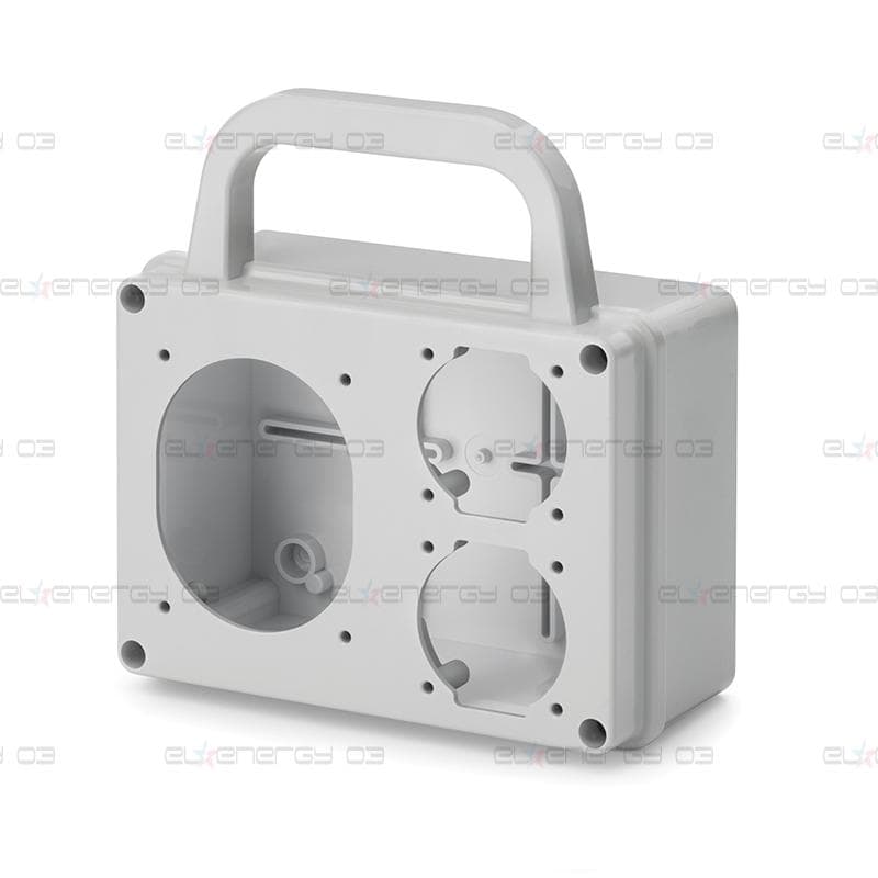Табло за индустриални контакти IP54, UV, преносимо, серия ADAPTO (1х16A и2хШуко) Scame