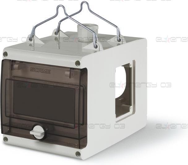 Табло за индустриални контакти IP54, UV, преносимо, серия ADAPTO (1х32A и2хШуко) Scame