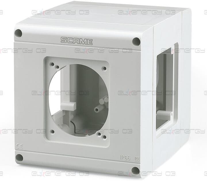 Табло за индустриални контакти IP54, UV, към стойка, серия ADAPTO (4х16A или 32A) Scame
