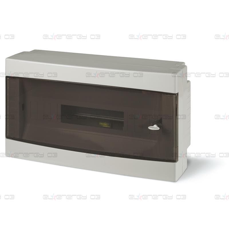 Табло за открит монтаж 1х18мод., прозрачна врата, серия Domino Scame IP40 Scame