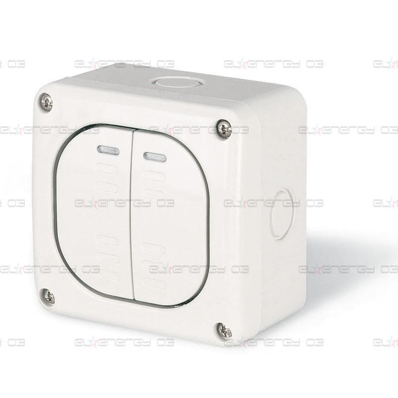 Сериен ключ 10А за открит монтаж IP 66, серия Protecta, Scame