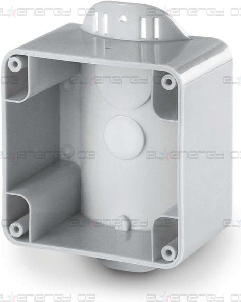 Единична кутия за монтаж върху стълб – страничен M95 (95×95), Protecta IP66, Scame