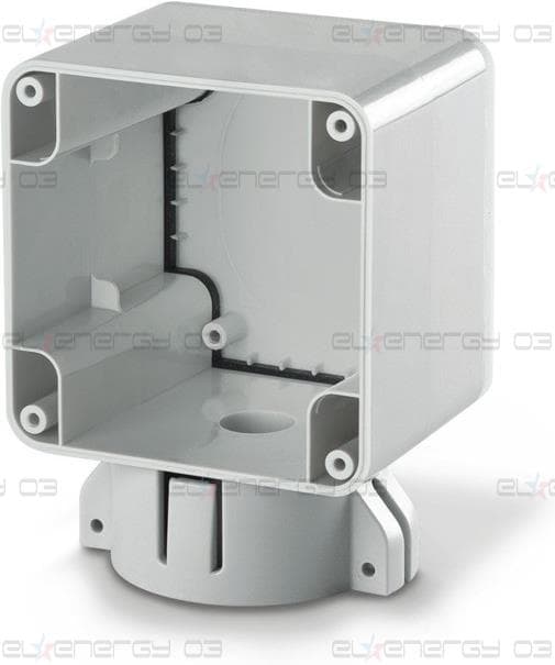 Единична кутия за монтаж върху тръба ф95мм (95×95), Protecta IP66, Scame