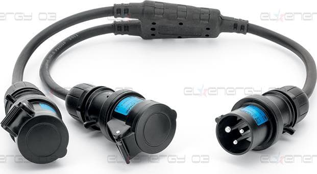 Индустриален мулти адаптер IP44/IP54 16A 2P+E 230V серия Adapto Scame