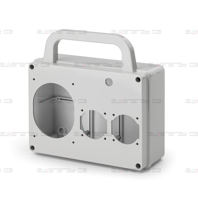 Табло за индустриални контакти IP54, UV, преносимо, серия ADAPTO (1х32A и2хШуко) Scame