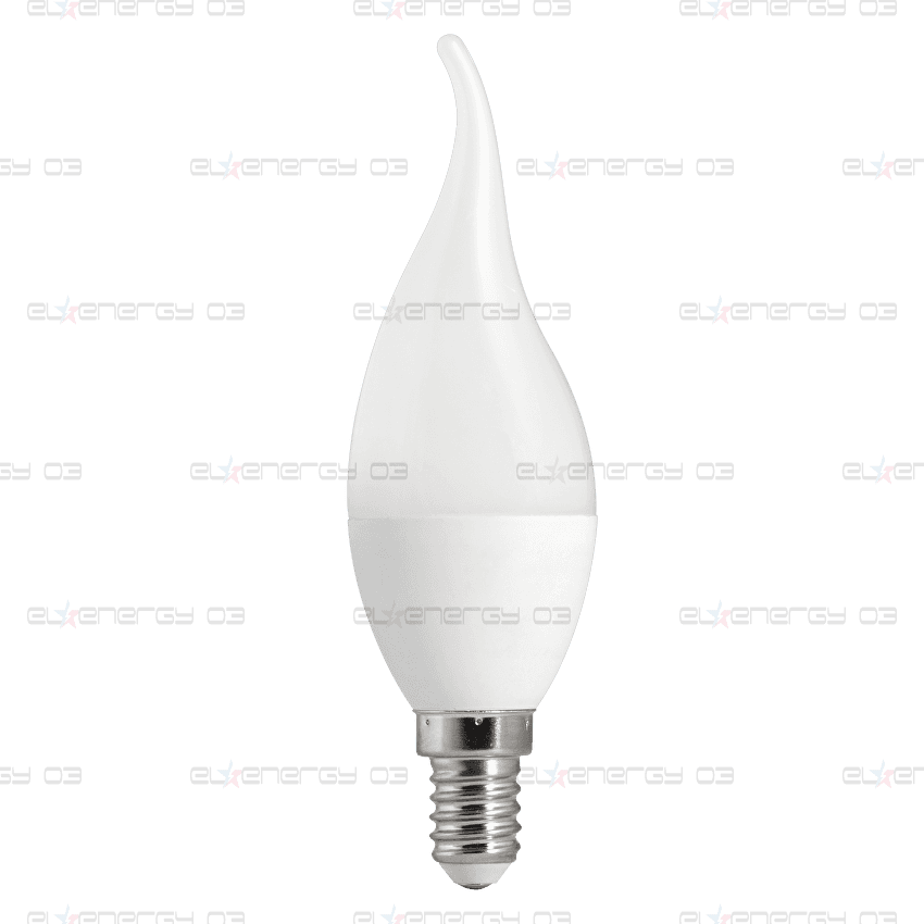 LED крушка / пламък / 5W / E14 / SMD 2835, 3000К, 4000К