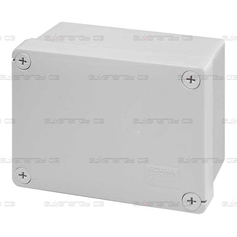 Кутия 150х110х70мм IP55, UV, плътни стени, затваряне с винт, серия Cubox Scame