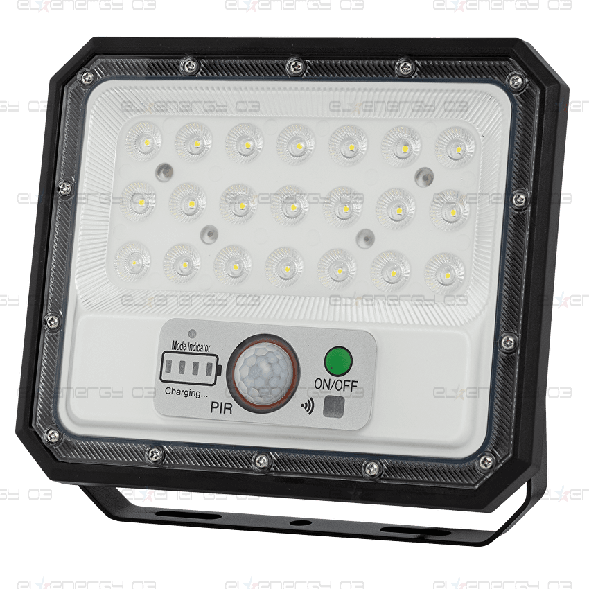 Соларен LED прожектор с PIR датчик за движение, 90°, 5W, 5500K, IP65