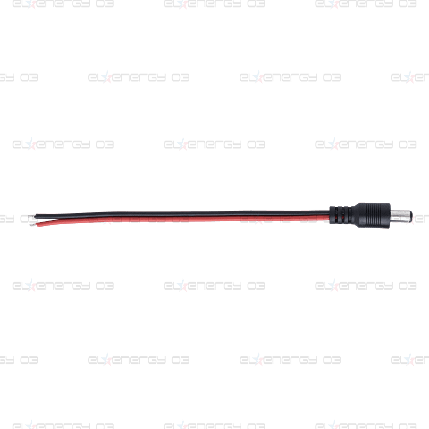 Захранваща гъвкава букса (мъжка) 2 х 0.823 mm2 без заключване 5бр/пакет